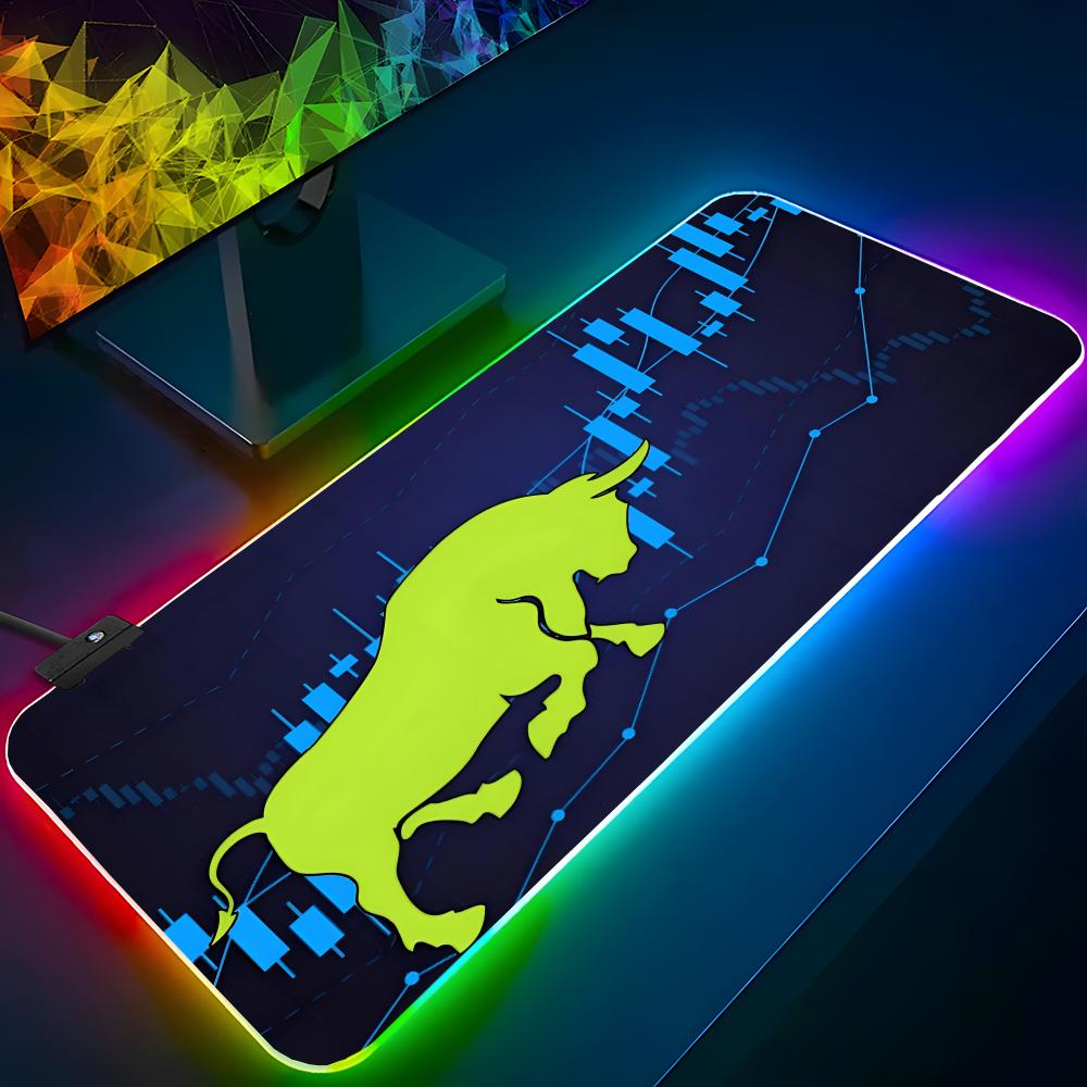 Laptop Accessories Market - Alfombrilla de Ratón RGB con Retroiluminación,