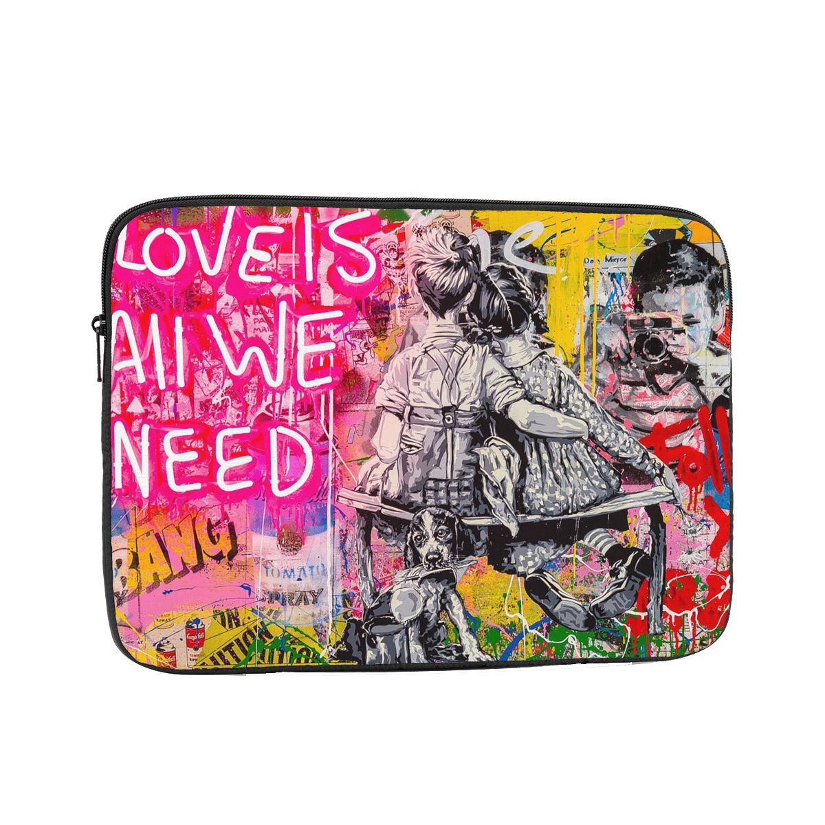 Laptop Sleeve Neoprene - Funda para portátil Banksy 12 13