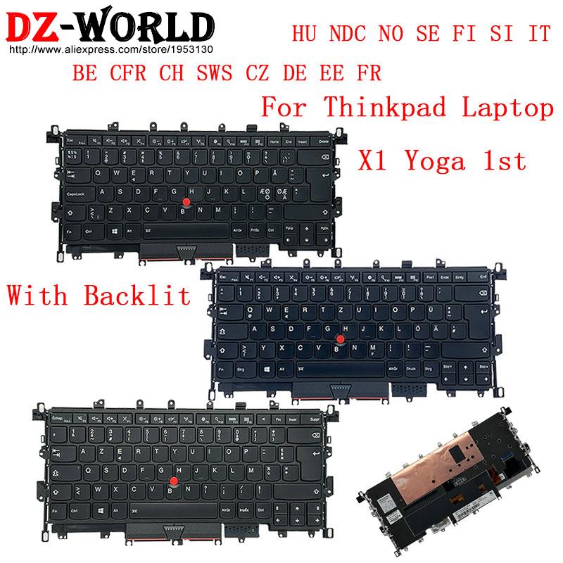 Yoga Laptop Accessories - Teclado retroiluminado para Lenovo Thinkpad X1