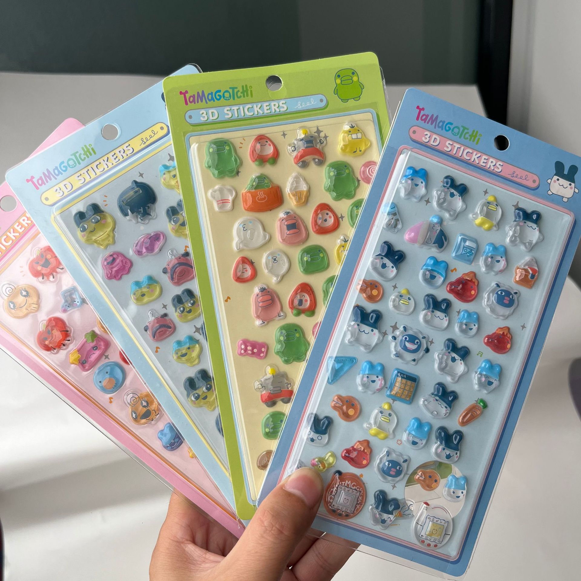 Laptop Accessories For Gift - Lindas pegatinas 3D hinchadas de Tamagotchi,