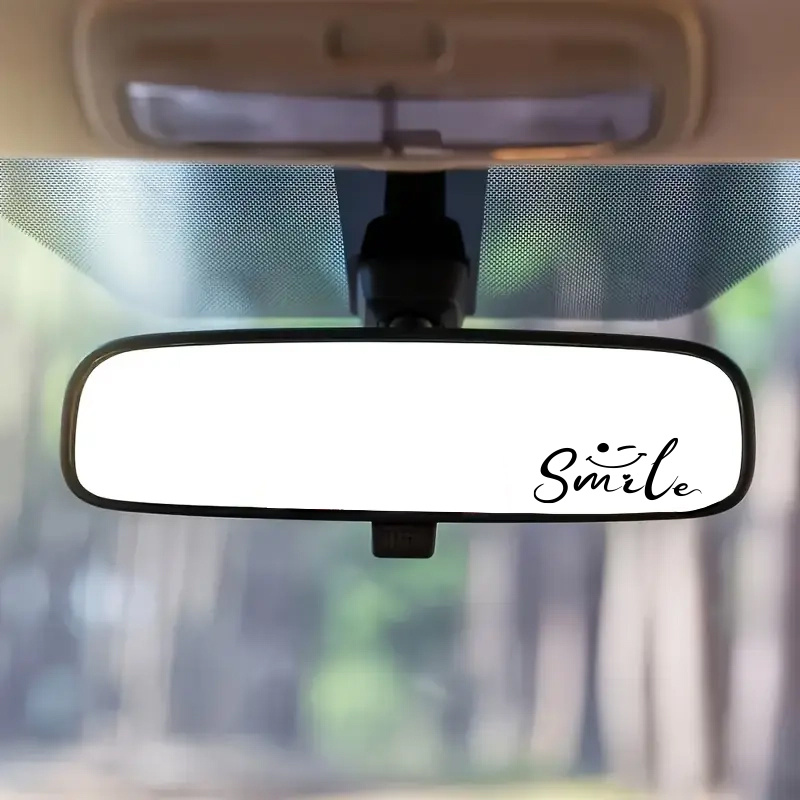 Laptop Accessories For Gift - Pegatina de espejo con cara sonriente,