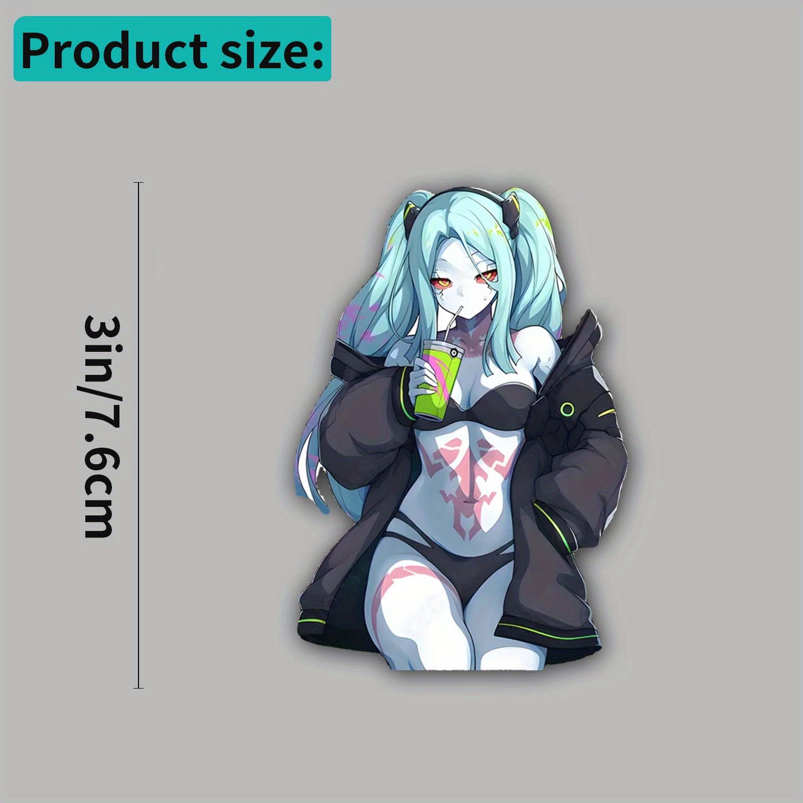 Pegatina de Chica Anime, Calco - Laptop Accessories Girly reseña y precio