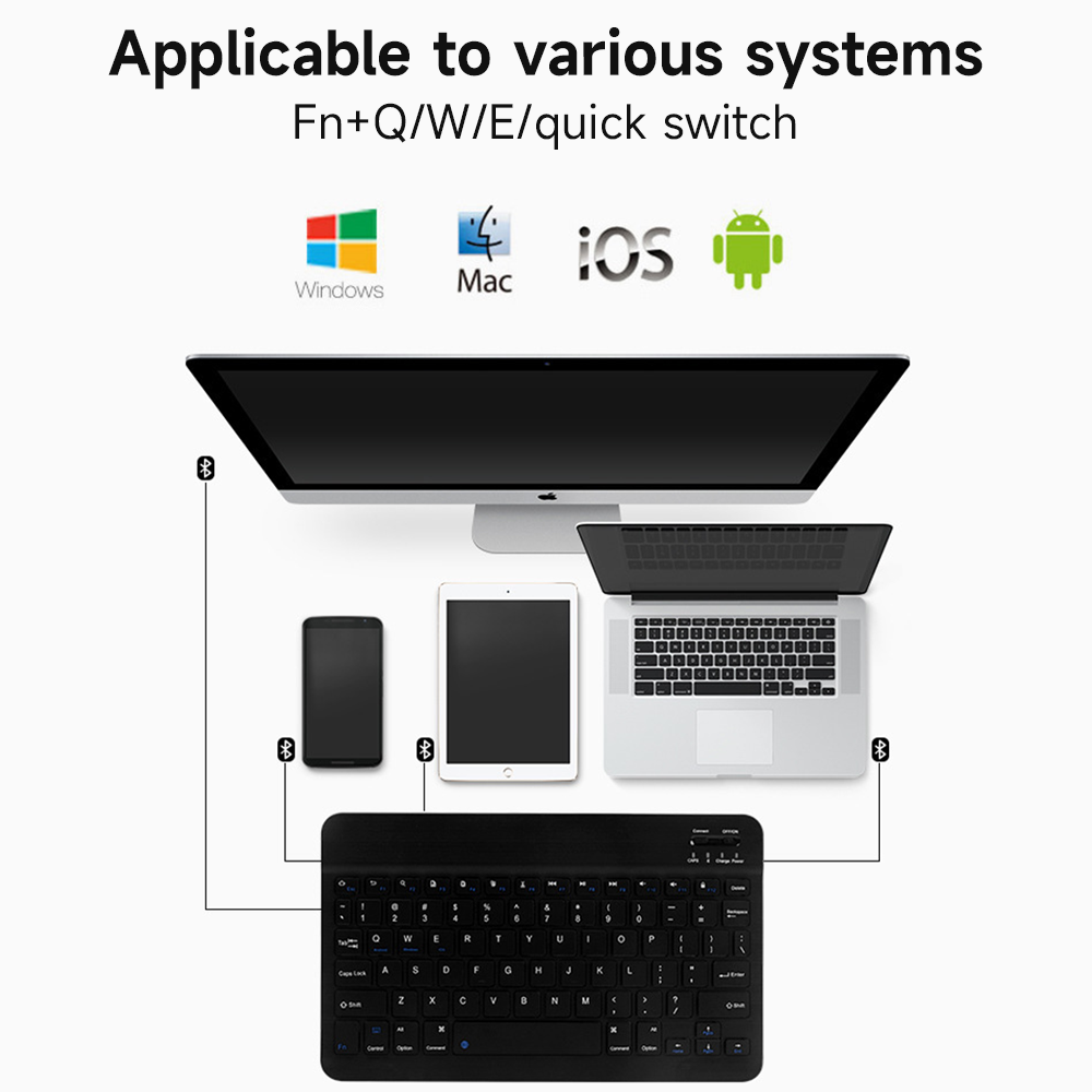 Teclado Bluetooth inalámbrico  - Laptop Accessories Combo reseña y precio