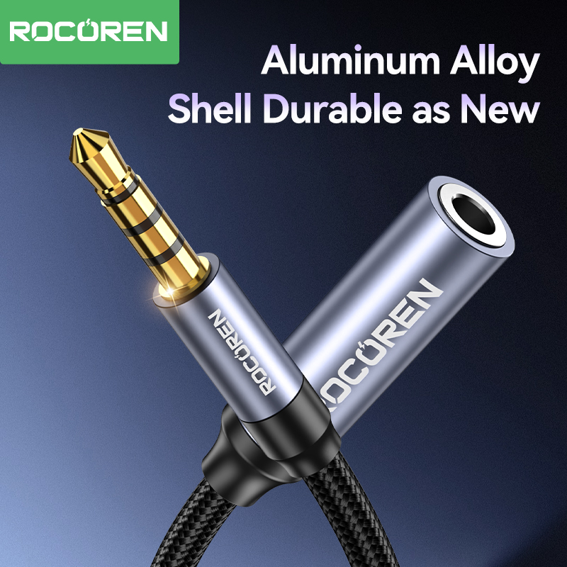 Cable AUX Rocoren de 3.5mm, Co - Laptop Accessories Headphones reseña y precio