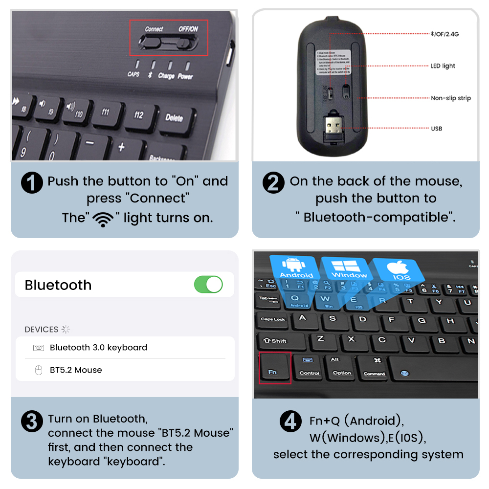 Teclado inalámbrico español fr - Laptop Accessories Combo reseña y precio