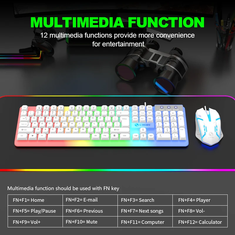 NG GTX350 Teclado para juegos  - Laptop Accessories Combo reseña y precio