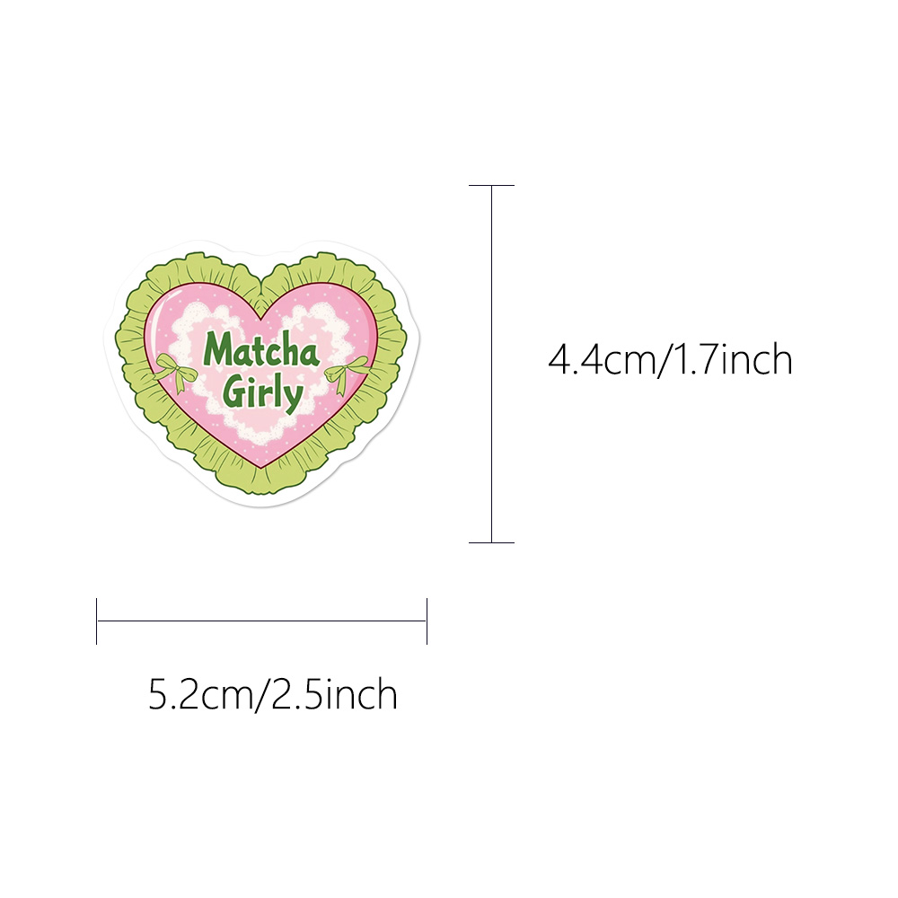50 Pegatinas de Matcha Girl, M - Laptop Accessories Girly reseña y precio