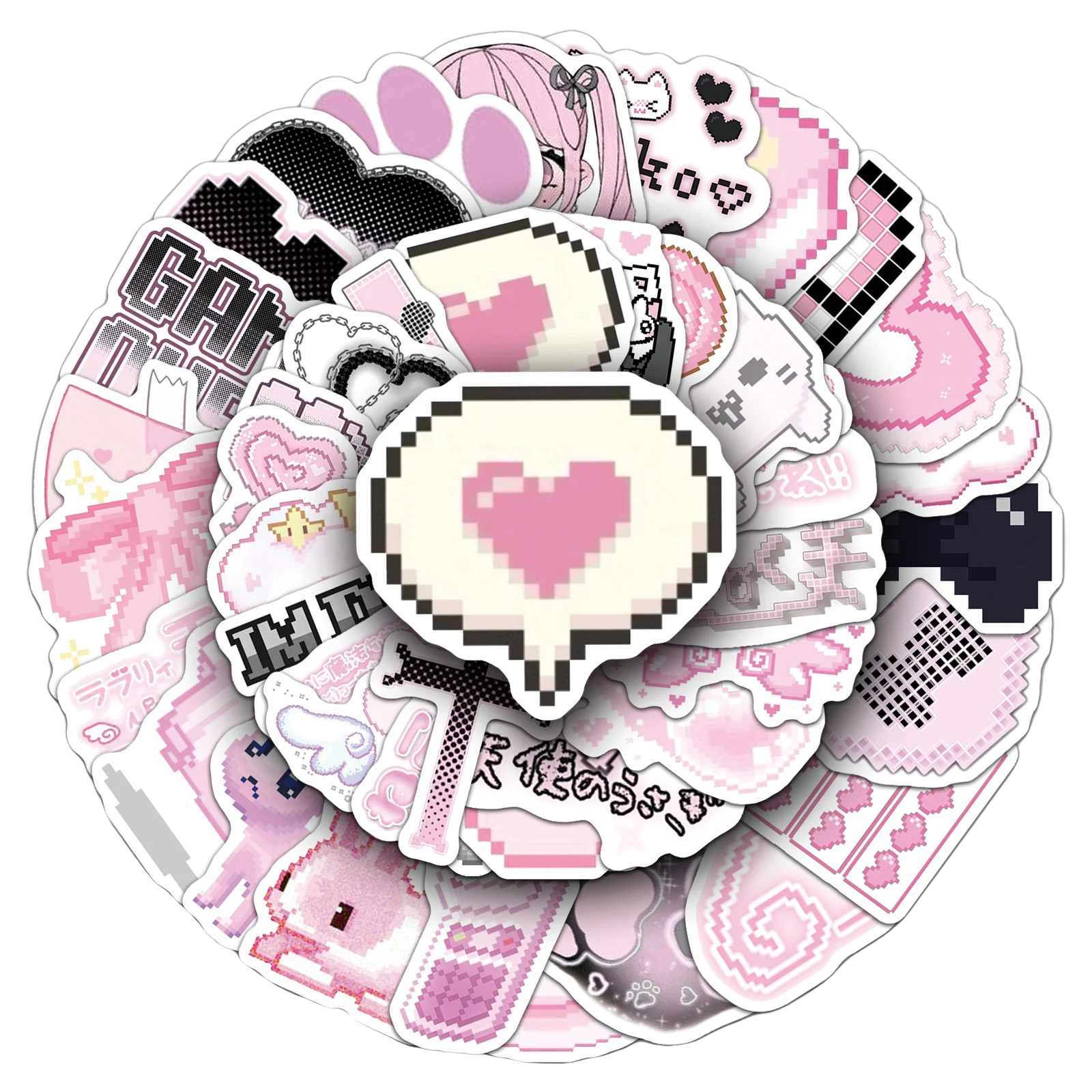 10/30/50 Uds. Lindas Pegatinas - Laptop Accessories Girly reseña y precio