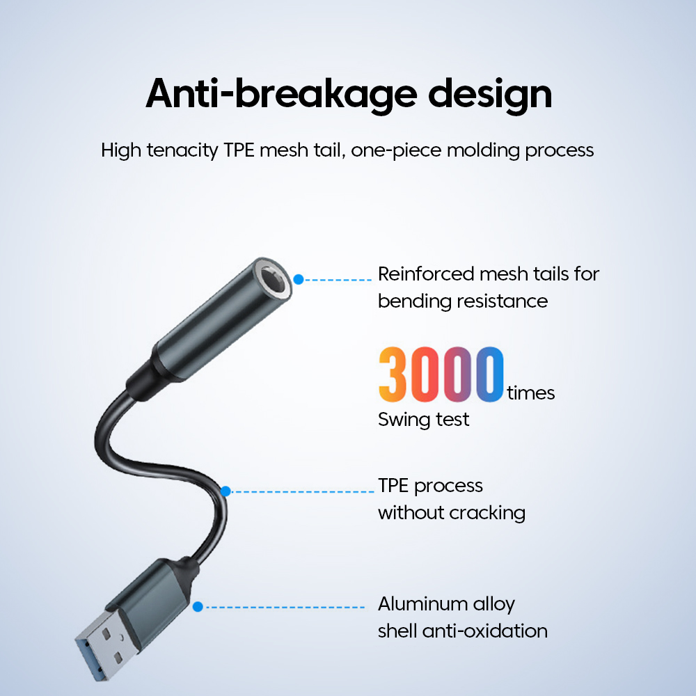 Adaptador de Audio USB a Conec - Laptop Accessories Headphones reseña y precio