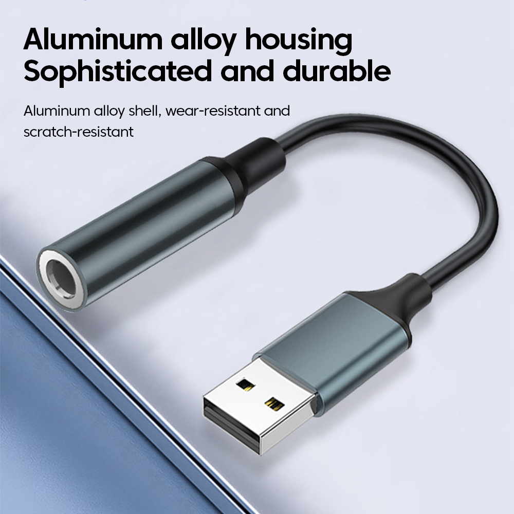 Adaptador de Audio USB a Conec - Laptop Accessories Headphones reseña y precio